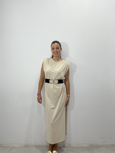 Vestido hombreras
